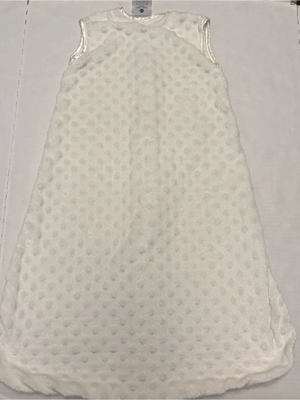 Halo plushy dimple dot sleep sack, size S (birth-6m)